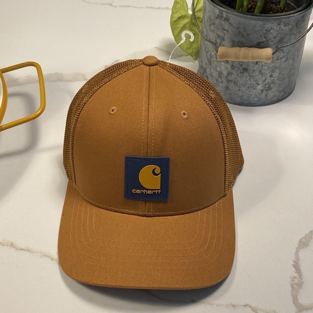 GIFTED!! Carhartt || Rugged Flex Twill Mesh-Back Logo Patch Cap - Picture 1 of 11